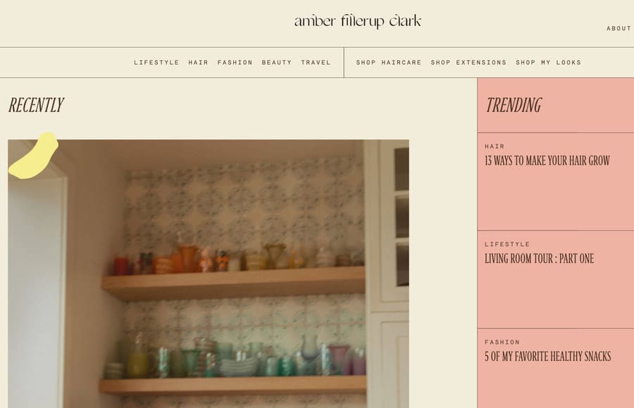 lifestyle blogs amber fillerup clark homepage