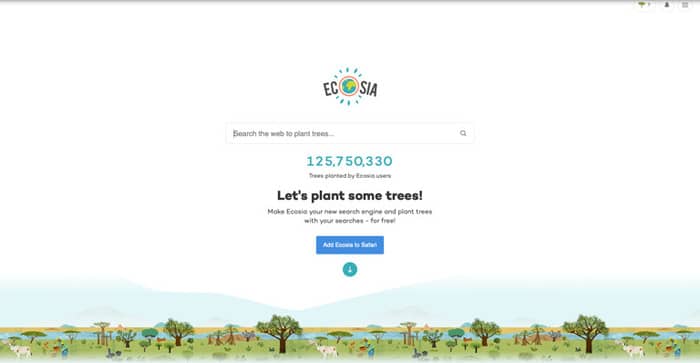 search engines ecosia