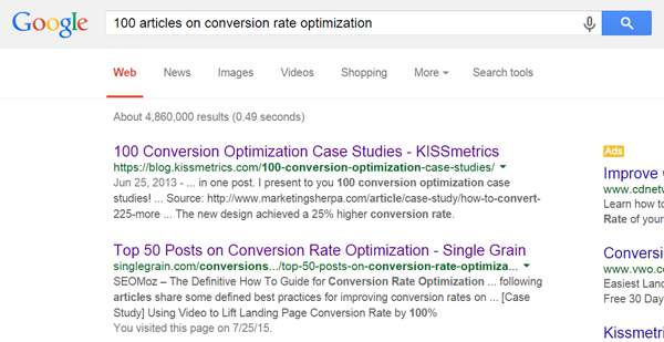 conversion rate optimization