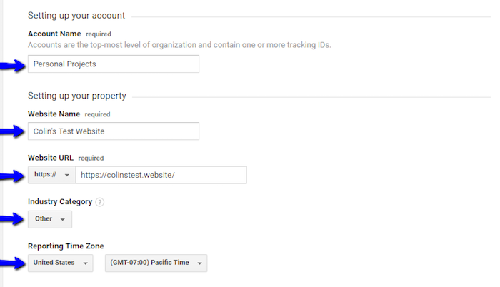 Setting Up Your Google Analytics