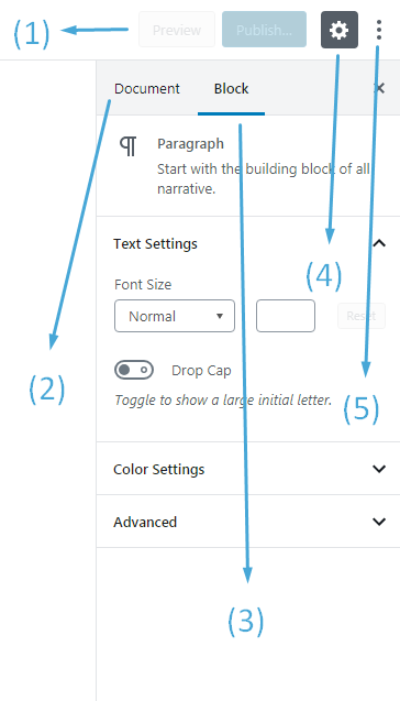 Sidebar Navigation for WordPress Block Editor