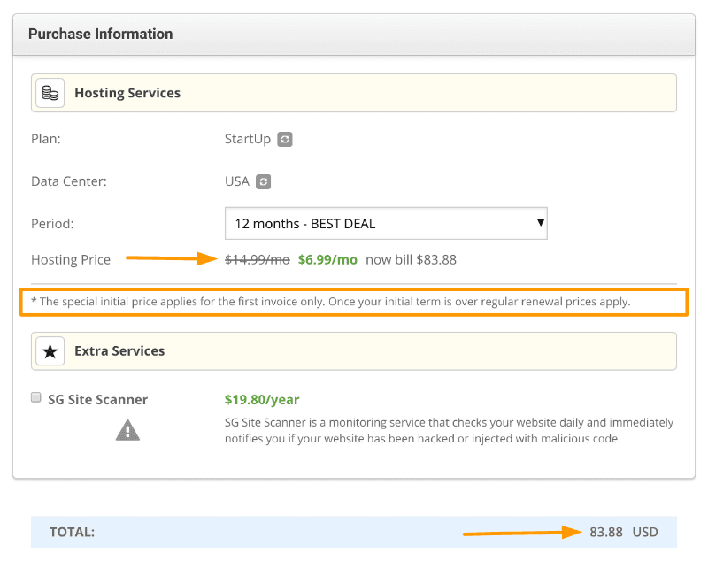 start a blog with siteground hosting