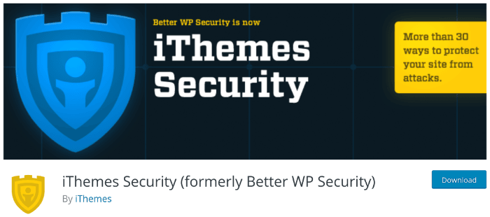 iThemes Security Plugin