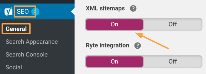 Yoast SEO Plugin - XML Sitemap 1